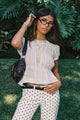 Maricella Gathered Tiered Top
