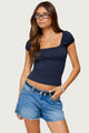 Oleana Gathered Bust Top