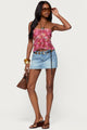 Chiara Denim Micro Skirt