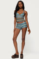 Zigzag Stripe Shorts