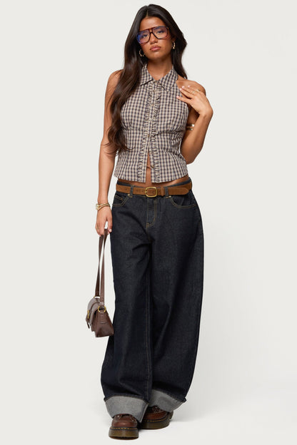 Kella Extra Oversized Low Rise Jeans