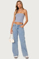 Raelynn Washed Low Rise Jeans